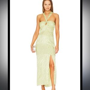 SAYLOR Connor Midi Dress in Matcha